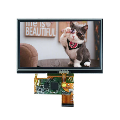 Хорошая цена. Модуля дисплея COF касание Tft тонкого HMI сопротивляющееся экран 800x480 серийной гавани 4,3 дюймов онлайн