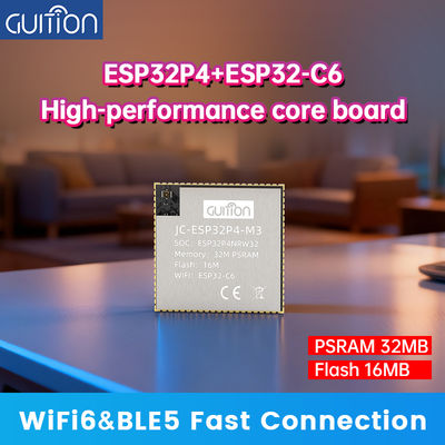 Хорошая цена. JC-ESP32P4-M3-C6 Dual core RISC-V+Wi Fi 6: ESP32-P4 high-performance minimal system core board онлайн