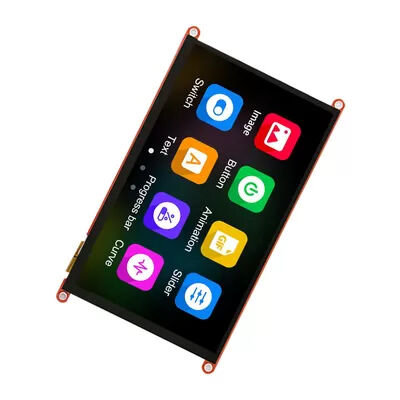 Хорошая цена. 5V рабочее напряжение HMI дисплейный модуль с панельной установкой и 3,5 дюймовым размером для промышленного управления онлайн